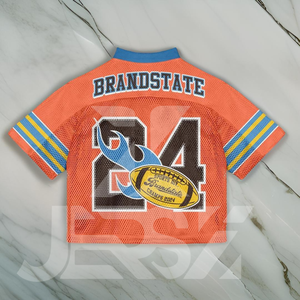 Custom Unisex Football Jersey <b>T</b>-<b>Shirt</b> Boxy Fit Oversized Sublimation Printed Breathable Mesh 100% <b>Polyester</b> Custom Logo Color - Product Image 2