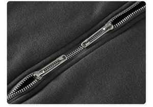 เสื้อมีฮู้ดของผู้ชายสีทึบเสื้อสวมหัวปักโลโก้ฤดูหนาวชุดสตรีทไซส์ XXS ย้อมสีล้วนมีฮู้ดขายส่ง - Product Image 3