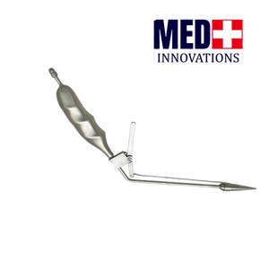 Med Innovations Instrumento de Cirugía Dental Periosteal Williger Elevator Bent 16 cm 4 mm Raspatory - Product Image 2