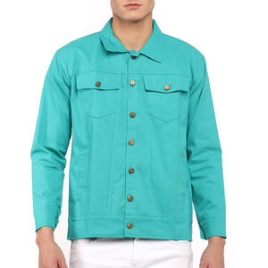 2025 chaquetas de mezclilla de alta calidad al por mayor precio barato para hombres/chaquetas de mezclilla de lujo con logotipo personalizado para hombres - Product Image 1