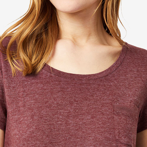 Camiseta de Mujer con Logotipo Personalizado a Precio de Fábrica, Top de Manga Corta de Algodón de Alta Calidad, Liso y Personalizable - Product Image 3