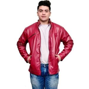 Veste de motard pour homme de haute qualité personnalisée 2025, en cuir véritable avec fermeture éclair, poches brodées en toile, vente en gros de vestes en cuir d'hiver - Product Image 3