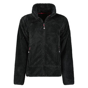 Indemand Women Comfortable Breathable Casualwear Relaxed Fit <b>Zipper</b> Stand Collar Fleece Jacket Stylish Soft Winterwear Jacket - Product Image 5