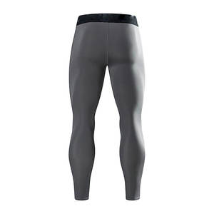 Venta al por mayor de los hombres largos de compresión mallas ajustadas correr deportes gimnasio/Yoga pantalones masculinos de secado rápido entrenamiento gimnasio desgaste hombres medias Leggings - Product Image 3