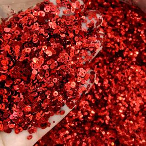 Sparkly <strong>Red</strong> <strong>Sequins</strong> for DIY Projects, Clothing Embellishment, and Decoration - Product Image 4