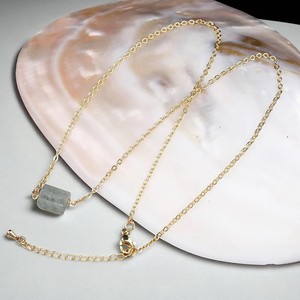 Cadena de collar de piedras preciosas de Aguamarina perforada en bruto de plata 925-collar de abalorio de piedra natal hecho a mano-joyería al por mayor - Product Image 1