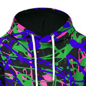 Sudadera con Capucha para Hombre, Estilo Urbano, Cómoda para Invierno, Parches Personalizados, Sublimación, Cuello con Capucha, Secado Rápido, Transpirable - Product Image 3