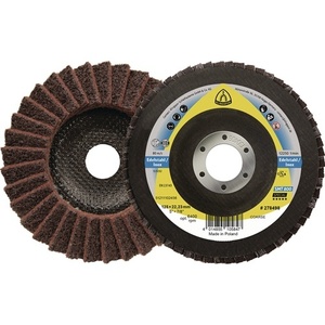 แผ่นขัด Klingspor SMT 800 INOX Normalkorund VPE 5 ขนาดกลาง 12 รู 125 มม. 800 กรวด 12 แบบโค้ง - Product Image 1