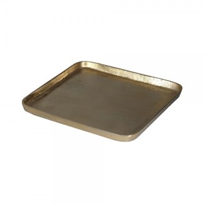 Bandeja para servir desayuno decorativa de Metal plateado rectangular hecha a mano, tocador de Perfume de mesa al por mayor para decoración del hogar para servir - Product Image 6