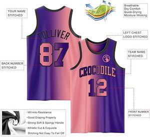 Personaliza tu Camiseta de Baloncesto de Entrenamiento con el Último Diseño Transpirable y Estampado, 100% Poliéster, Unisex para Adultos - Product Image 3