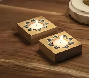 BEST QUALITY WOODEN <b>TEA</b> <b>LIGHT</b> - Product Image 3