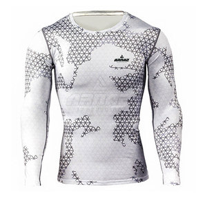 Vêtements de gymnastique et de fitness Nouvelle arrivée Rash Guard pour hommes Pas cher Prix Design personnalisé Rash Guard pour la vente en ligne - Product Image 1
