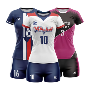 เสื้อวอลเลย์บอลโพลีเอสเตอร์แบบแห้งเร็วปรับแต่งได้สำหรับทีมและการฝึกซ้อม - Product Image 1