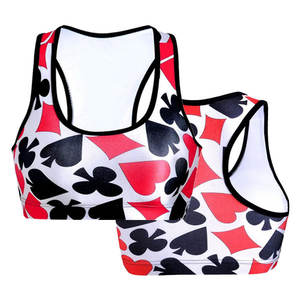 Conjunto de Sujetador Deportivo para Mujer con Estampado Digital Personalizado Nuevo 2025, Sin Costuras, Transpirable, Ligero, de Secado Rápido, Soporte Medio, Top Corto para Fitness - Product Image 3