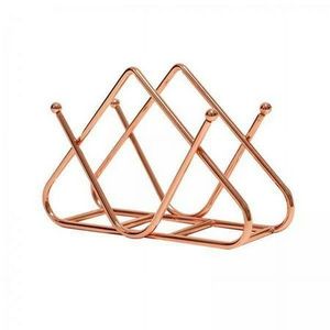 Creative Metal TCM-1833 Stainless Steel Elegant Durable Multi-Purpose Customizable <b>Tissue</b> Holder Stylish Tabletop Accessory - Product Image 3
