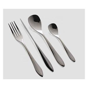 Juego de cubiertos de mango largo pulido mate plateado nuevo, tenedores, cucharas, cuchillos, cubiertos, juego de cubiertos, juego de cubiertos de acero inoxidable - Product Image 2