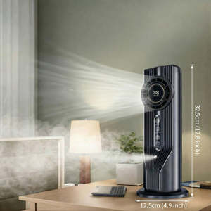 Electric Battery-Powered Personal Quick Cooling Fan <b>Humidifier</b> <b>Misting</b> Features for Home Office Comfort AC Air Conditioner Type - Product Image 4