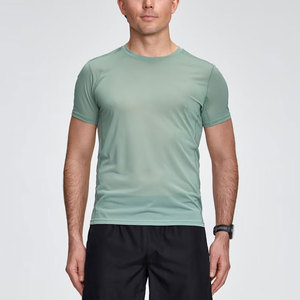 เสื้อยืดผู้ชายที่มีความยาวปกติระบายอากาศได้ดีสวมใส่สบายทำจากผ้าฝ้าย100% - Product Image 1