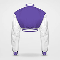 Blouson universitaire style urbain pour femme – Collection hiver très prisée – Blouson court tendance pour femme