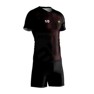 Ensemble maillot et short de football professionnel personnalisés Uniforme de football par sublimation Tissu respirant à séchage rapide Exportateur de vêtements de l'équipe OEM - Product Image 3