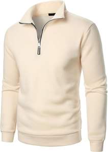 Meilleur matériau Chandails à demi-fermeture éclair pour hommes fabriqués sur mesure à des prix concurrentiels conçus en usine pour la saison hivernale - Product Image 6