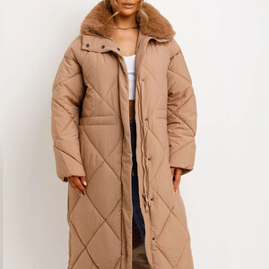 Chaqueta de Invierno Gruesa y Larga para Mujer, Chaqueta Acolchada para Clima Frío, Logotipo Personalizado - Product Image 5