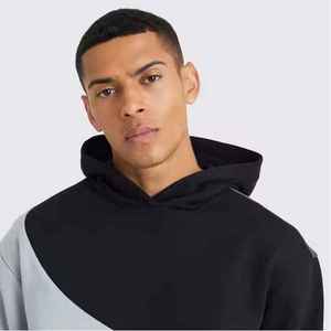 OEM Pull Boxy Personnalisable Pull à Capuche pour Homme Pull en Tricot de Coton 100% Uni à Capuche pour Homme Col Rond Polyvalent Décontracté - Product Image 3