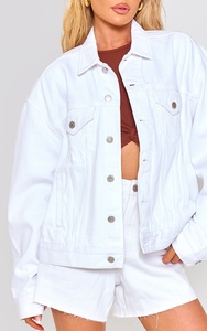 Veste décontractée pour femme, personnalisable avec logo brodé, réversible, en tricot respirant, coupe ample mi-longue, taille XL, pour l'hiver - Product Image 3