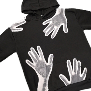 Ropa de moda de alta calidad para hombre, ropa de calle, Sudadera con capucha, impresión de inyección directa Digital, manga larga, 100% algodón, Sudadera con capucha de alta calidad - Product Image 2