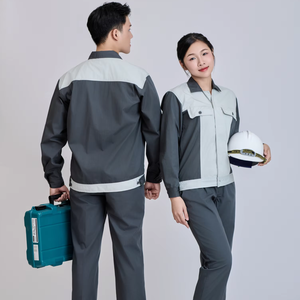 ชุดเซฟตี้แขนยาวผ้า TC ผสมฝ้าย ยี่ห้อ FMF สำหรับผู้ชาย สีดำ ทนทาน ระบายอากาศได้ดี ผลิตจากโพลีเอสเตอร์เวียดนาม มองเห็นได้ชัดเจน - Product Image 1