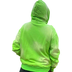 Custom <b>Clothing</b> Manufacture Embroidery Heavy Weight Sun Faded Zipper Asidwash Sweatshirt Rhinestone Boxy Cropped Distress Hoodie - Product Image 2