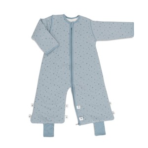 Conjunto de Pijama para Bebé, 100% Algodón, Diseño Duende del Polvo, Azul con Estampado de Estrellas - Product Image 1