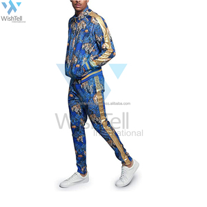 Survêtement de sport pour homme en coton/polyester, logo personnalisé, style tendance, pull-over uni, poche cargo, haute qualité, séchage rapide - Product Image 4