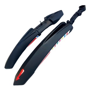 Guardabarros de bicicleta de plástico de liberación rápida modernos y elegantes guardabarros delanteros y traseros fáciles de instalar para bicicletas de carretera y BMX - Product Image 3
