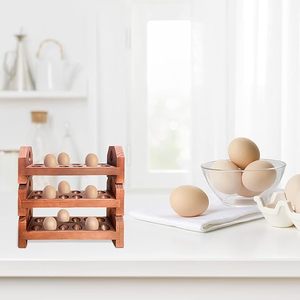 จานไข่ไม้ deviled ถาดไข่คณะกรรมการ charcuterie ผู้ถือไข่อะคาเซีย deviled คณะกรรมการตัดชีสที่ให้บริการ - Product Image 2