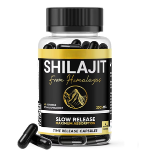 Cápsulas de Shilajit del Himalaya OEM/ODM, Suplemento Dietético, 60 Cápsulas para Aumentar el Rendimiento y la Potencia en Hombres y Mujeres - Product Image 1