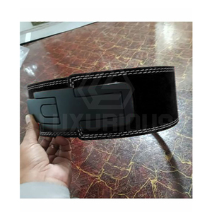 เข็มขัดหนังวัวยกน้ำหนักแบบสปอร์ตสุดหรูหนา10มม. 4นิ้วสำหรับงานหนักแข็งแรงกันลื่นขนาดบวกอุปกรณ์ออกกำลังกาย - Product Image 3