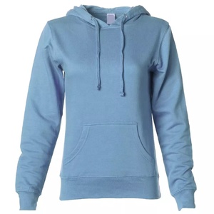 100% coton matériau à la mode directement fabricant usine multicolore vente en gros de sweats à capuche pour femmes - Product Image 3