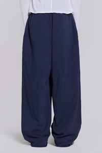 Pantalon de survêtement décontracté coupe ample pour hommes 500 GSM Fleece Baggy Jogger Pant with Breathable Fashionable Flat Wide Legs Canvas Fabric - Product Image 2