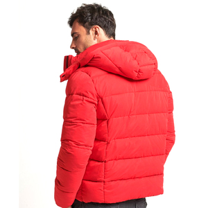 Nouvel arrivage Veste d'hiver zippée à capuche de style dernier cri pour hommes Emballage personnalisé Veste polaire imperméable pour hommes - Product Image 2