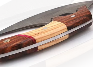 มีดอูลูทำมือปรับแต่งได้ทำจากสแตนเลสมีดตัดพิซซ่างานตามสั่งระดับพรีเมียม - Product Image 4