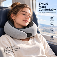 Oreiller de voyage en forme de U pour le cou, oreiller de soutien cervical pour avion, voiture, sommeil, repos, maison, bureau, OEM