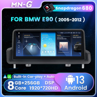 Reproductor de Video con Pantalla Táctil Android MEKEDE 1920*720P Qualcomm 680, Radio Estéreo para Auto, DVR para BMW Serie 3 E90 E91 E92 2005-2012