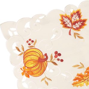 Tapis napperons cuisine napperon caboteur coton lin broderie Pad plat tasse à café tapis de Table décor à la maison OEM - Product Image 3