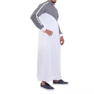 ชุดเดรสอิสลามสำหรับผู้ชายชุดมุสลิม thawb jubba แฟชั่นหรูใหม่ - Product Image 3