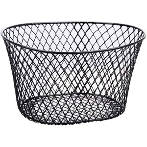 Greatest Quality Black <b>Wire</b> Gridwall Slatwall Pegboard <b>Basket</b> Metal Hanging <b>Storage</b> Display Bin For Home Organization Best Price - Product Image 4