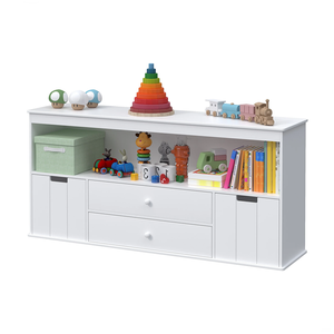 Armoires modernes à panneaux de bois blancs Offre Spéciale meubles pour enfants pour la maison, le bureau, la chambre ou le salon pour les hôtels et les cuisines - Product Image 4