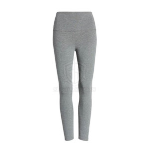 Leggings de Yoga taille moyenne pour femmes de haute qualité du fabricant professionnel coupe ajustée taille élastique nouveauté Style à motif solide - Product Image 1