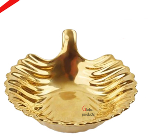 Qualité supérieure Doré Fini Designer Bords Bol De Service Alimentaire Pour Restaurant - Product Image 3