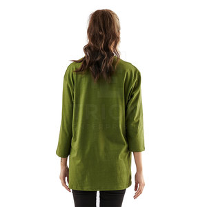 T-shirt oversize pour femme, dernier design, bonne qualité, vêtements décontractés, t-shirts oversize en coton pour femme, en vente - Product Image 5